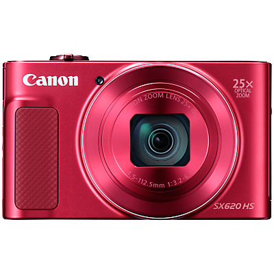 Canon PowerShot SX620 Digital Camera, HD 1080p, 20.2MP, 25x Optical Zoom, Wi-Fi, NFC, 3 Screen Red Canon PowerShot SX620 Digital Camera, HD 1080p, 20.2MP, 25x Optical Zoom, Wi-Fi, NFC, 3 Screen Red
